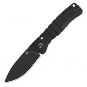 N QSP Knives Ripley Black G10 Black Blade QS160-A2