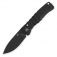 N QSP Knives Ripley Black G10 Black Blade QS160-A2