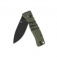 N QSP Knives Ripley Green G10 Black Blade QS160-C2