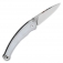 N QSP Knives Dolphin White Pearl Shell QS161-C