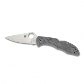 N Spyderco Delica 4 Grey C11FPGY