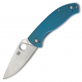 N Spyderco Tenacious Blue Titanium C122TIBLP