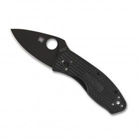 N Spyderco Ambitious FRN Black Blade C148PBBK