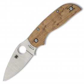 N Spyderco Chaparral Birdseye Maple Slip Joint C152NLWDP