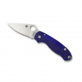 N Spyderco Para 3 Midnight Blue C223GPDBL