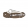 N Spyderco Para 3 Brown Micarta C223MPCW