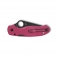 N Spyderco Para 3 FRN Pink Black Blade C223PPNBK