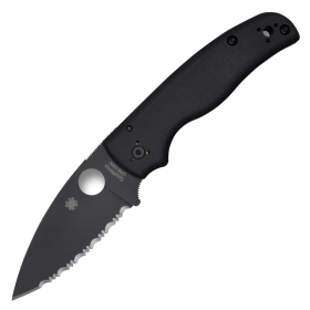 N� Spyderco Shaman Black Blade Spyder Edge C229GSBK