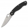 N� Spyderco Military 2 Black G10 Combination Edge C36GPS2