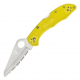 N� Spyderco Salt 2 Yellow FRN Spyder Edge C88SYL2