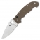 N� Spyderco Manix 2 XL Micarta CPM Cru-Wear C95MPCW2