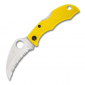 N� Spyderco Ladybug 3 Salt Yellow FRN Hawkbill LYLS3HB