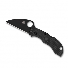 N Spyderco Manbug Wharncliffe Black Blade MBKWPBK