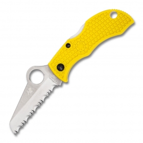 N� Spyderco Manbug Salt Yellow FRN MYLS