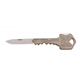 N SOG Key Knife Brass KEY102-CP
