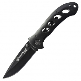 N Smith & Wesson Oasis Drop Point Black SW423B