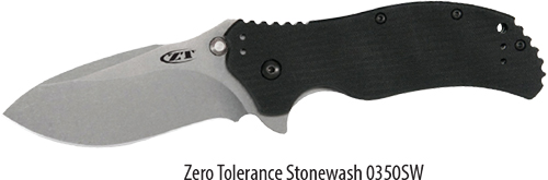 Wykoczenie ostrza stonewash - Kershaw i Zero Tolerance